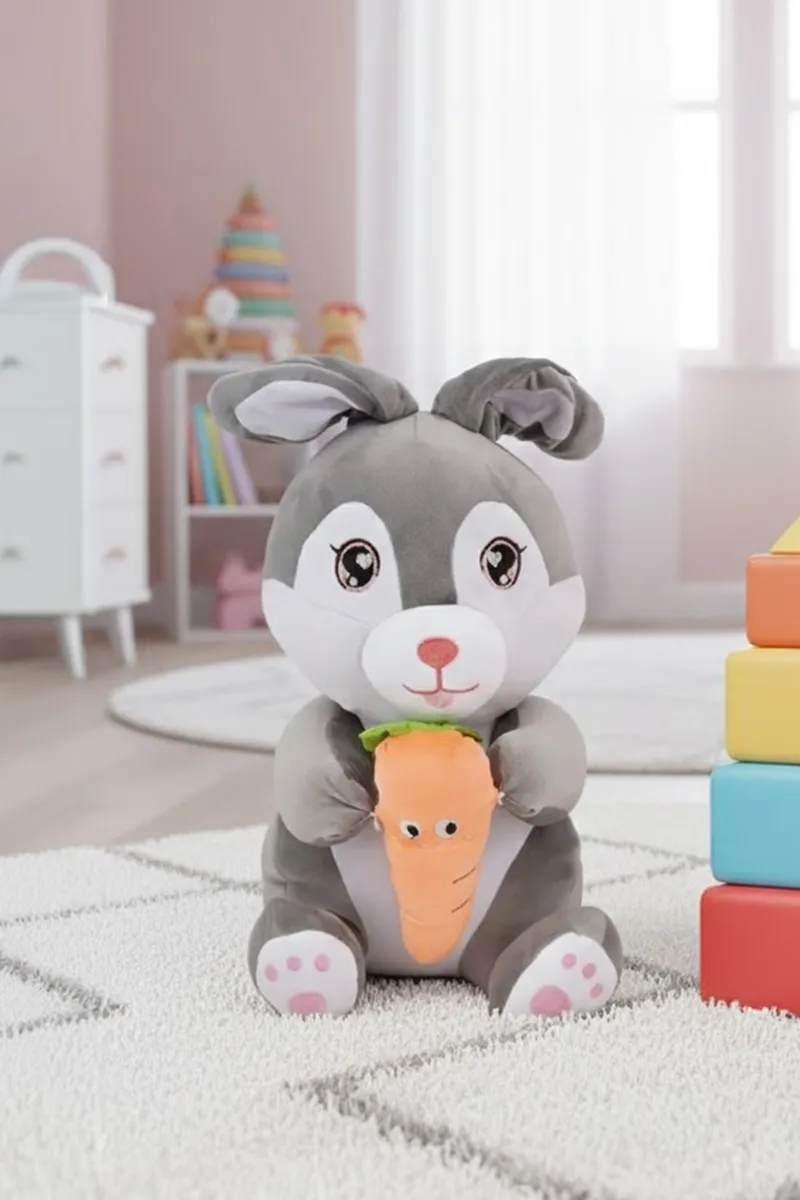 Bunny Carrot Soft Toy for Kids - 55cm
