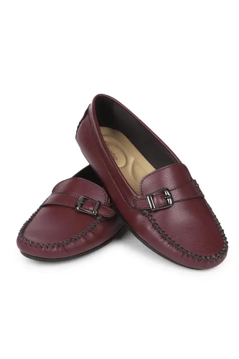 Women's Bliss Formal Strap Buckle Loafers 0234747WIN