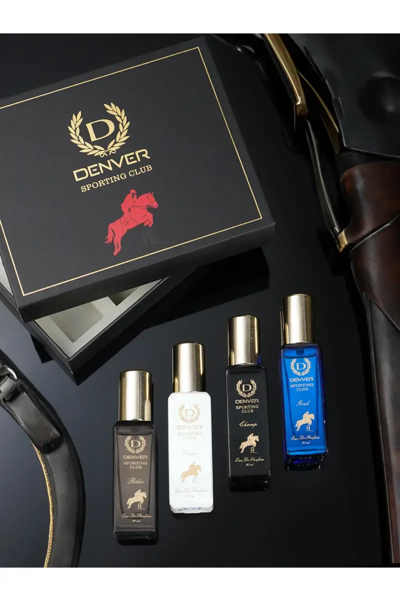 Denver Sporting Club Eau De Perfume for Men- Set of 4 (20ml Each) 