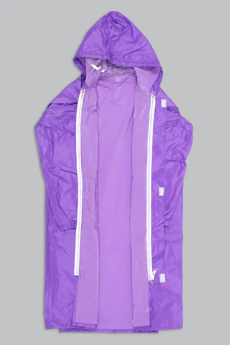 Solid Rain Coat for Boy 023542LAV78YRS