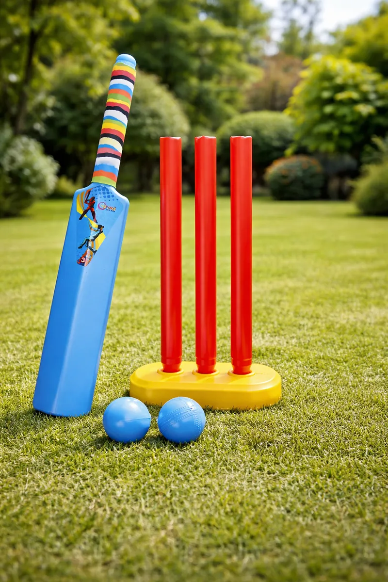 Leemo Cricket Kit No 3 for Kids (Blue) - Pack of 1