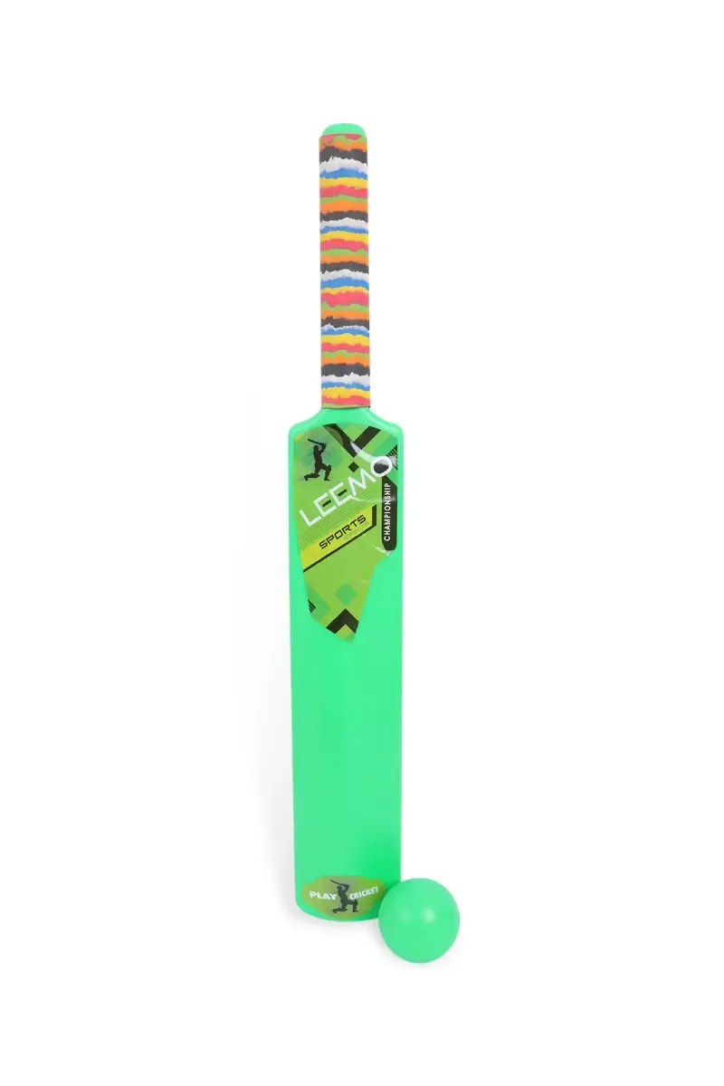 Leemo Cricket Bat and Ball Set for Kids (Green) 023573GRE