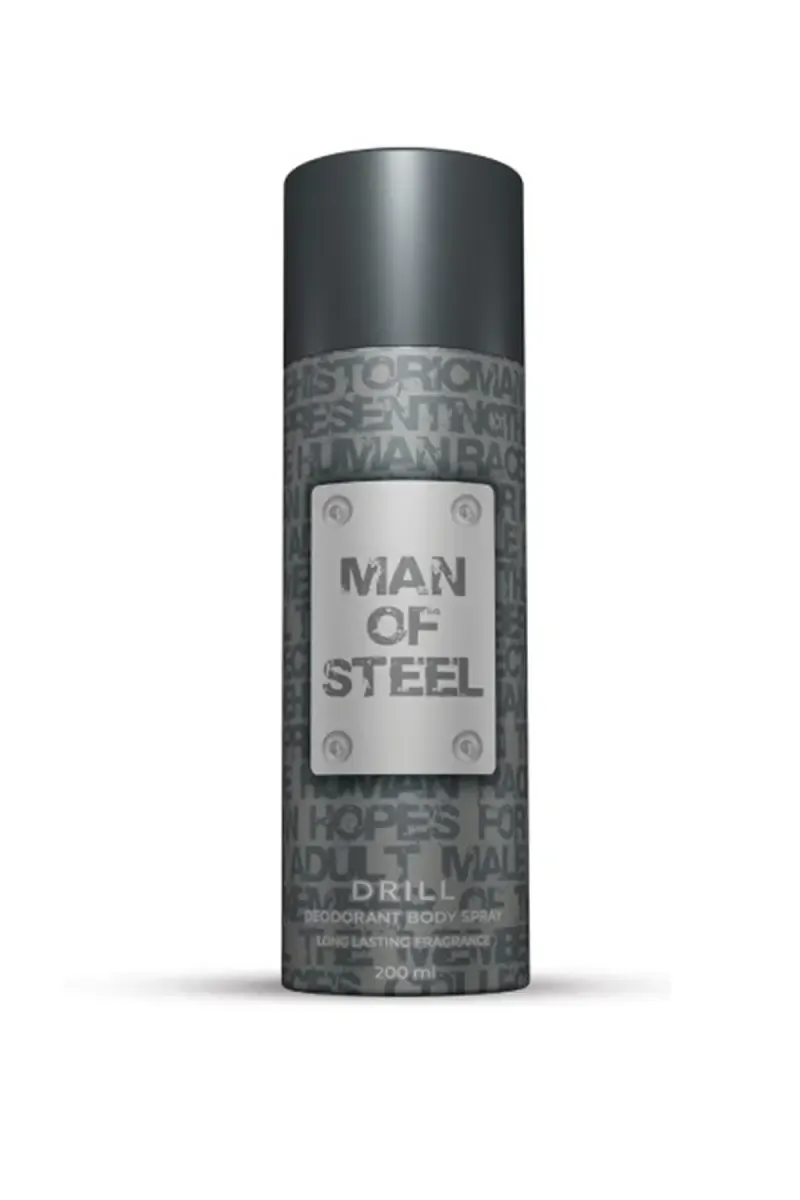 Denver Man of Steel Drill Deodorant Body Spray- 200ml