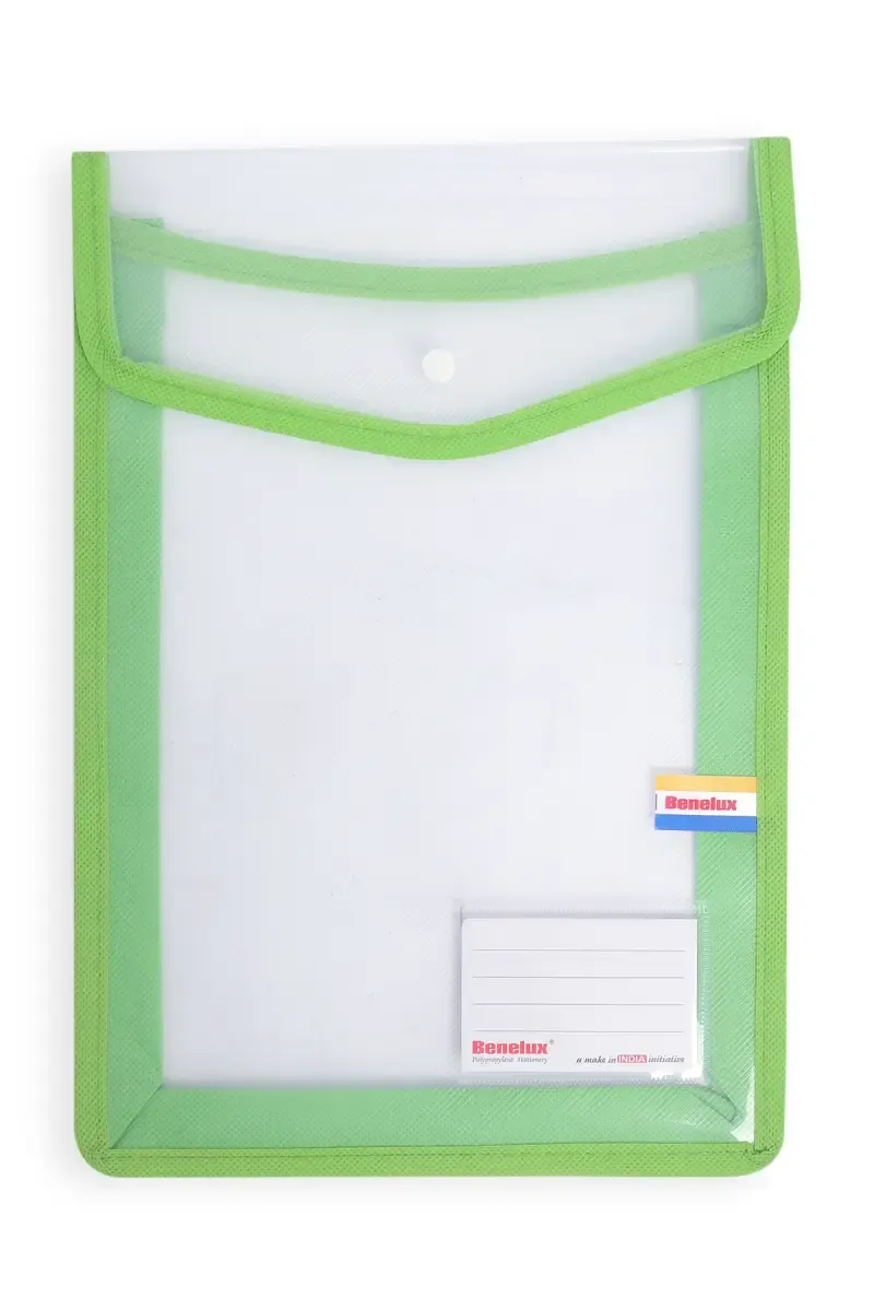 Transparent Vertical Utility Folder – Multicolor (Pack of 1)