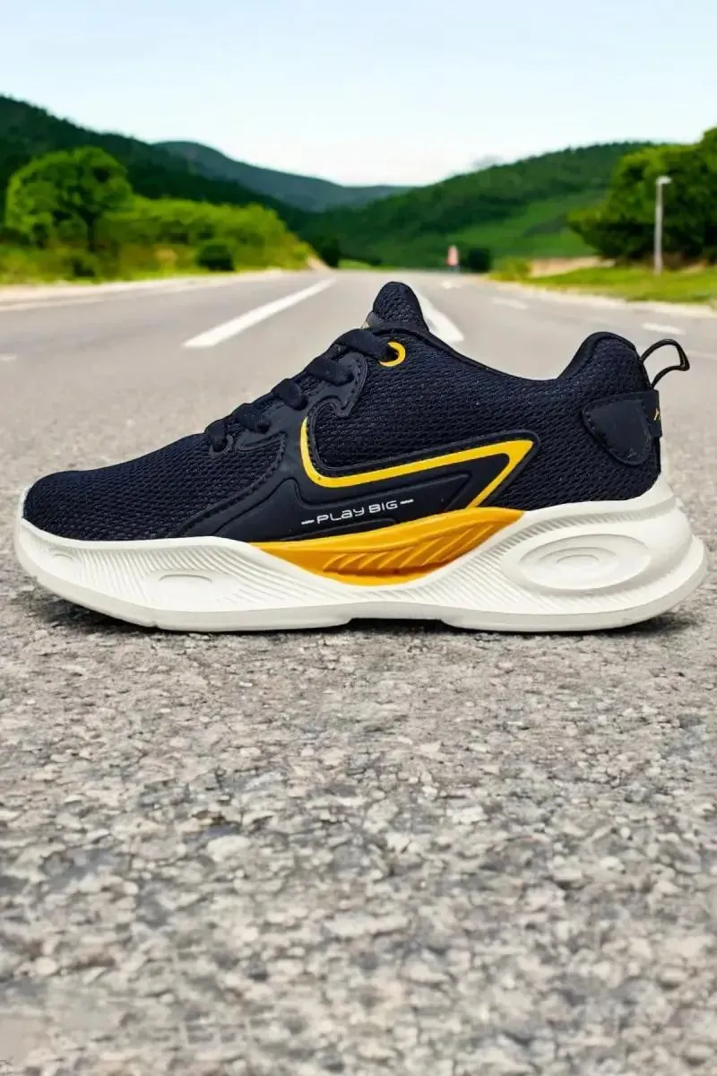 Kid's Lace Up Running Sports Shoes