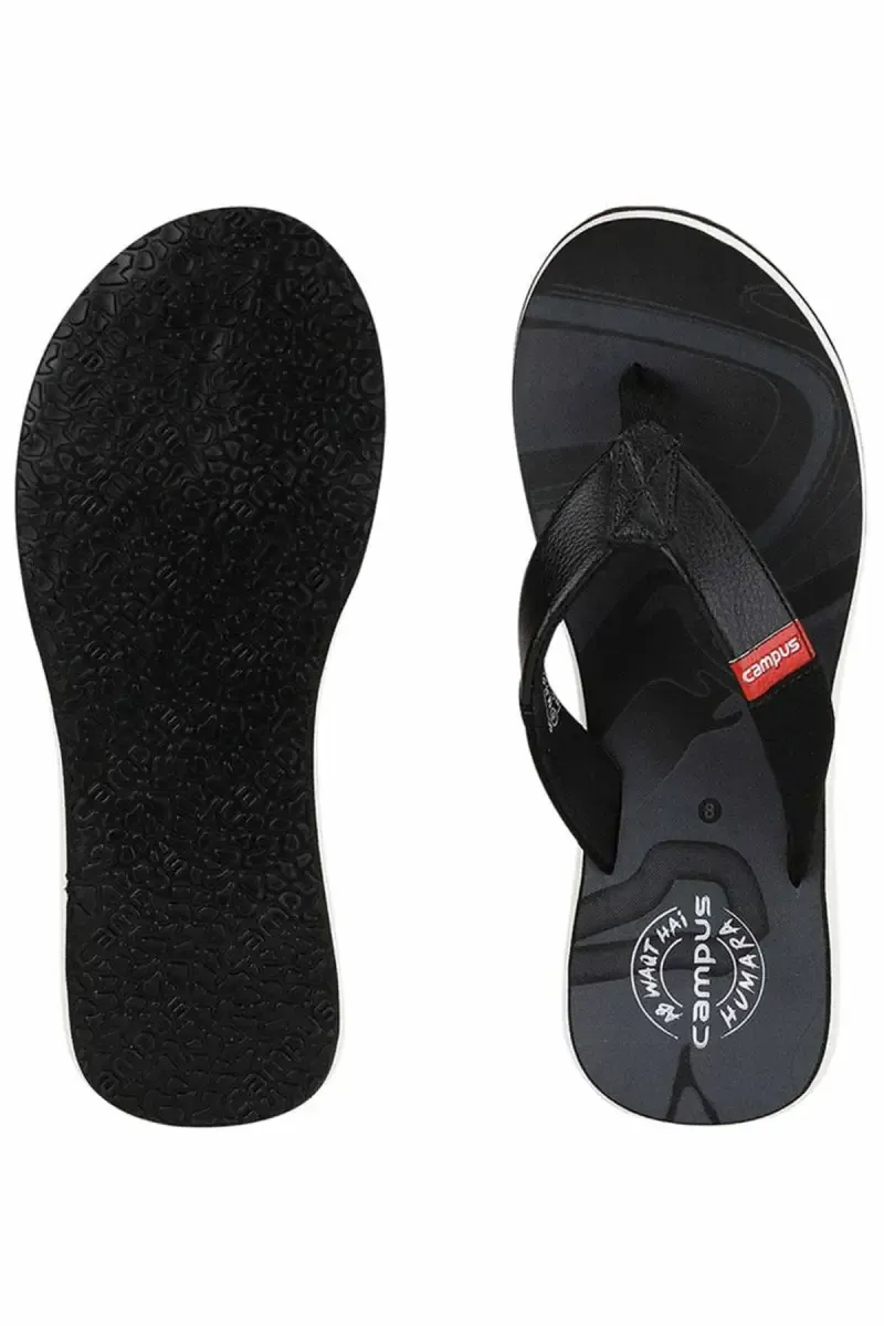 Men's Printed Thong  Strap Flip Flops