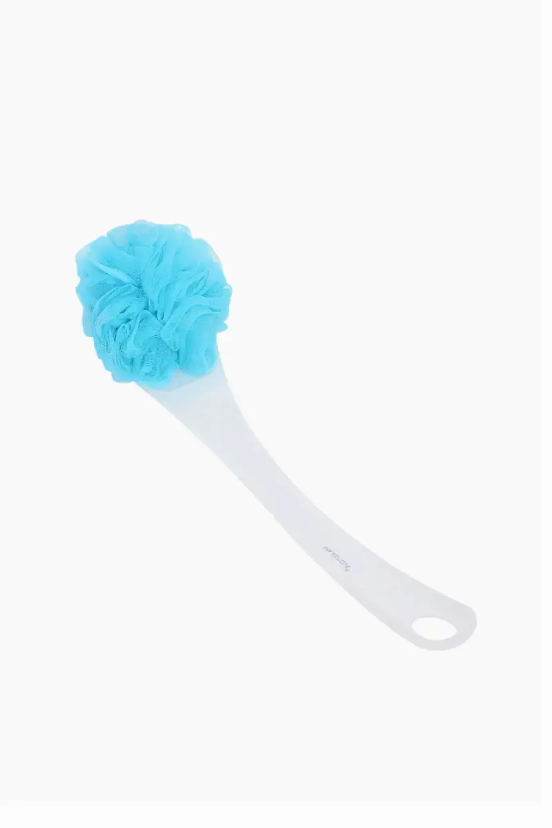 Long Loofah with Handle - Blue (Pack of 1)