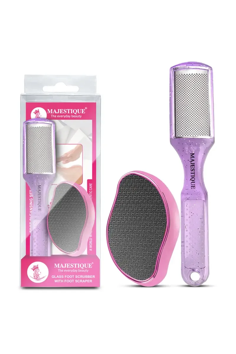 Glass Foot Care Tools (Multicolor) - Pack of 2