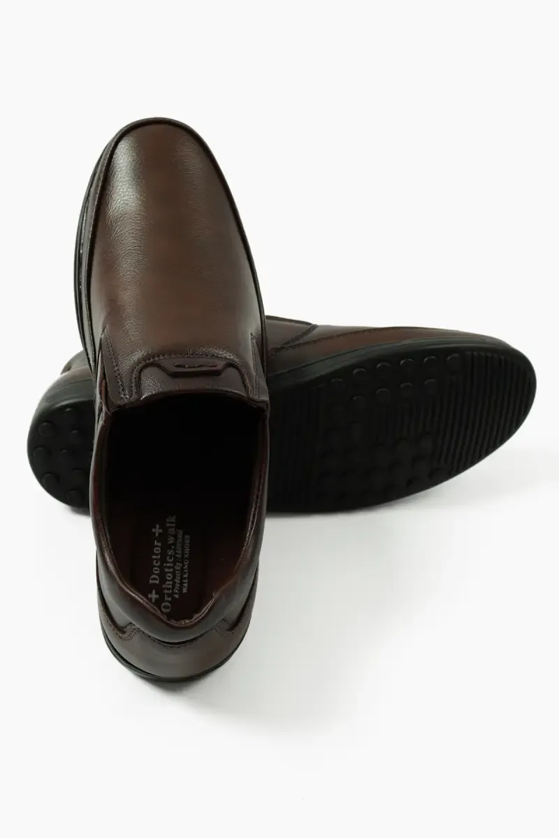 Synthetic Leather Slip-On Formal Shoes for Men
