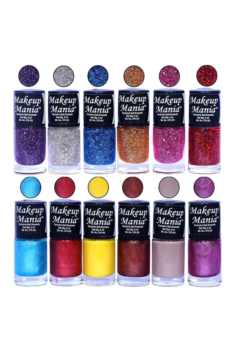 Makeup Mania Nail Polish Set- 12 X 6ml Each
