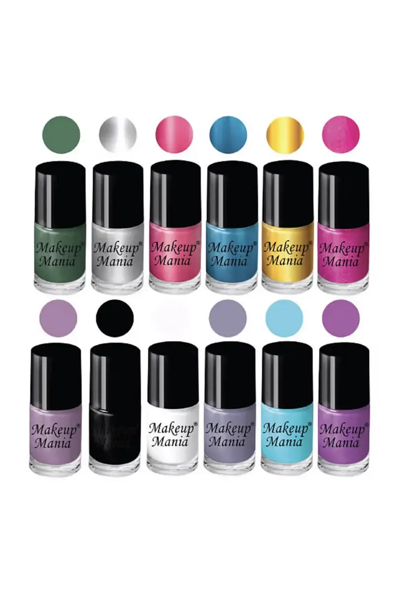 Makeup Mania Nail Polish Set- 12 Pcs X 6ml Each