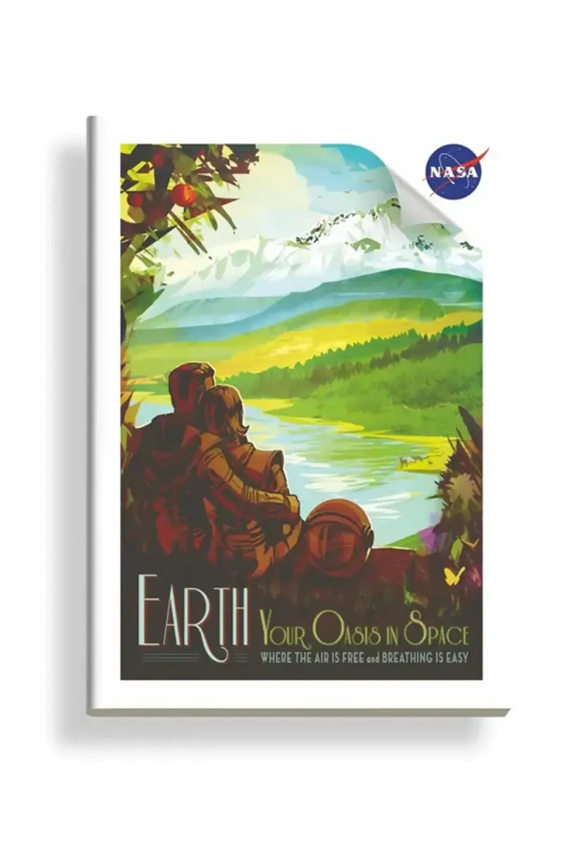 Anupam Nasa Art Printed Ruled Notebook - 360 Pages 