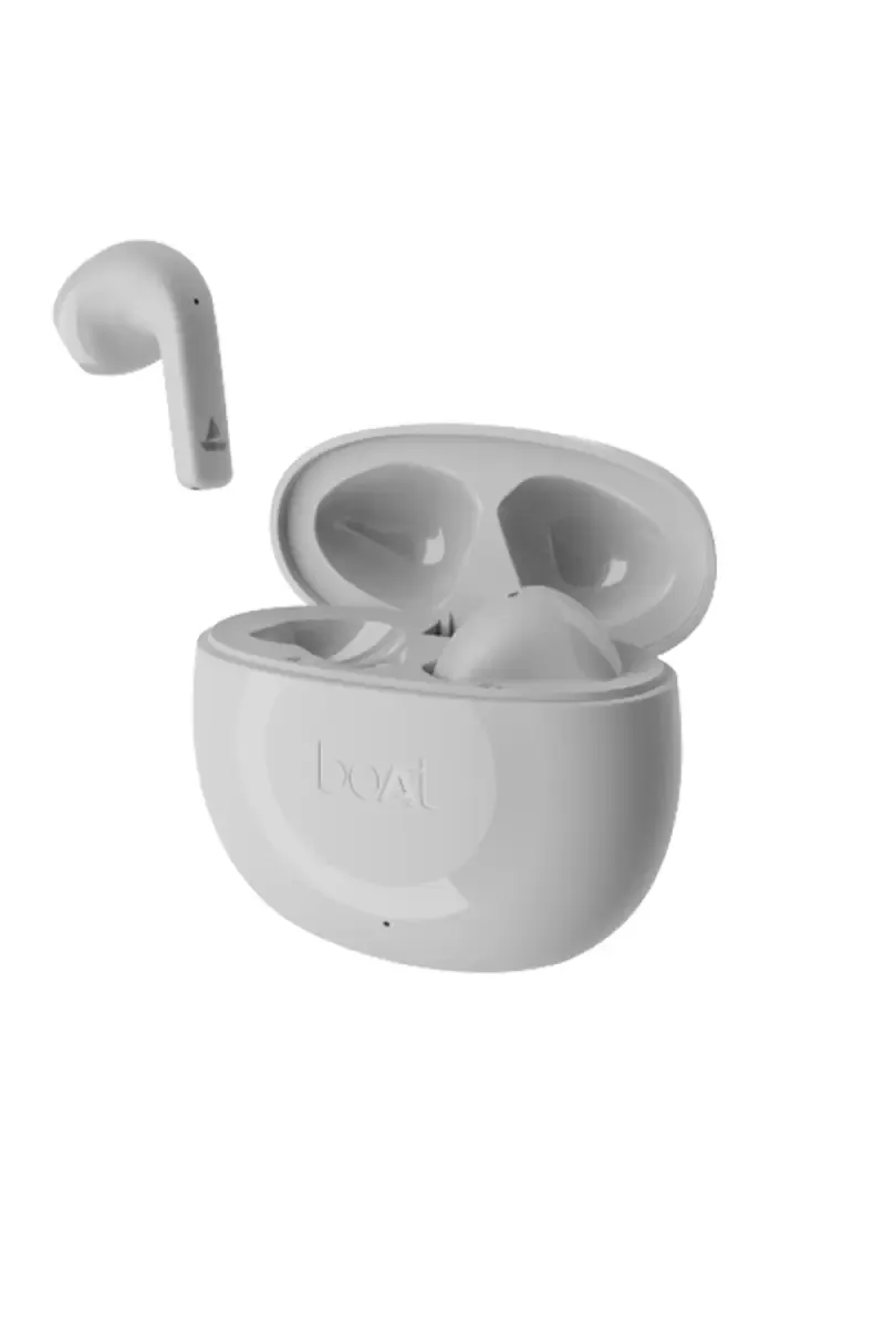 boAt Airdopes Zing In Ear TWS Earbuds with 75 Hrs Playback, ENx, Beast Mode, ASAP Charge (Pearl White)