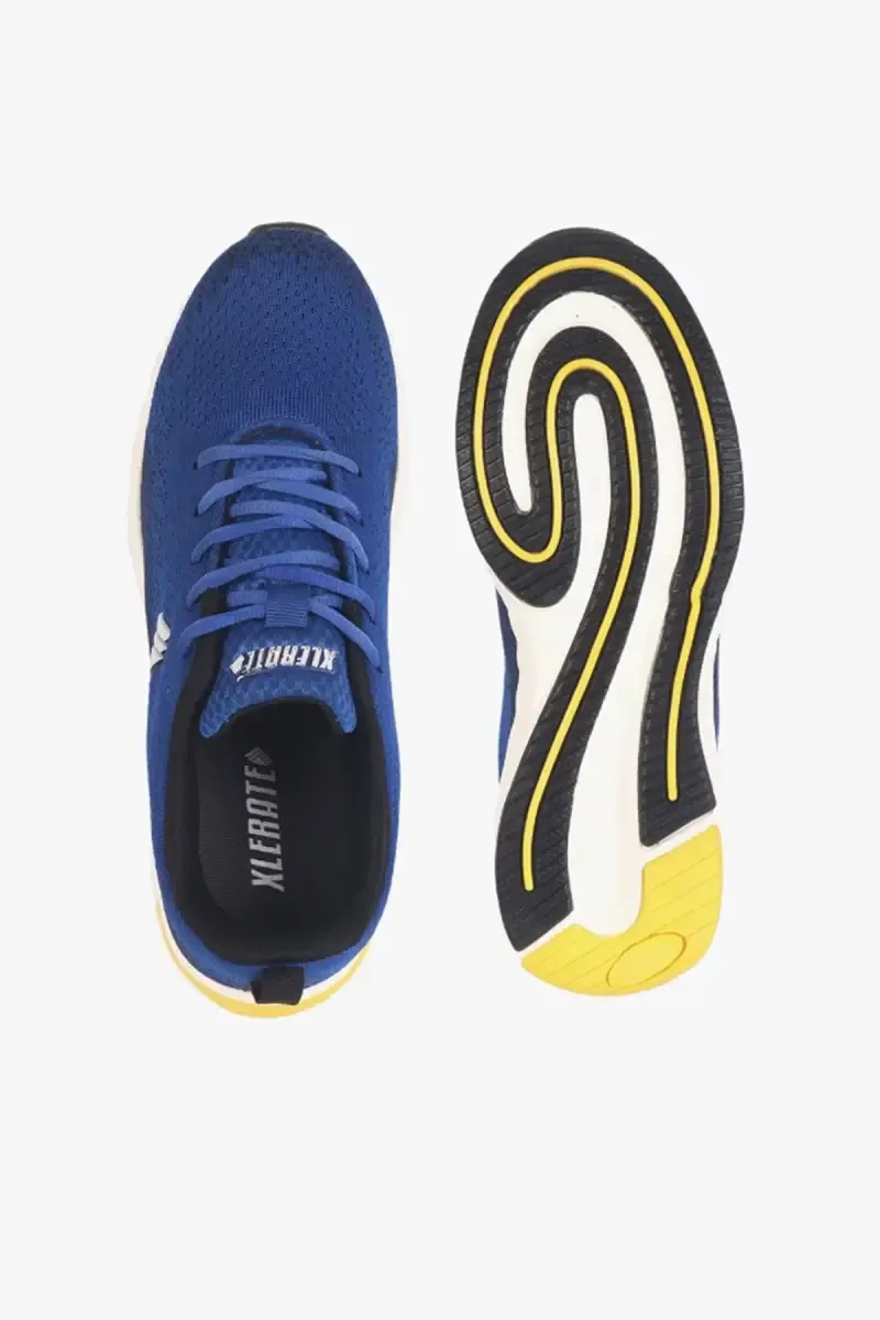 Men's Low Top Lace-Up Running Shoes 0248797BLU