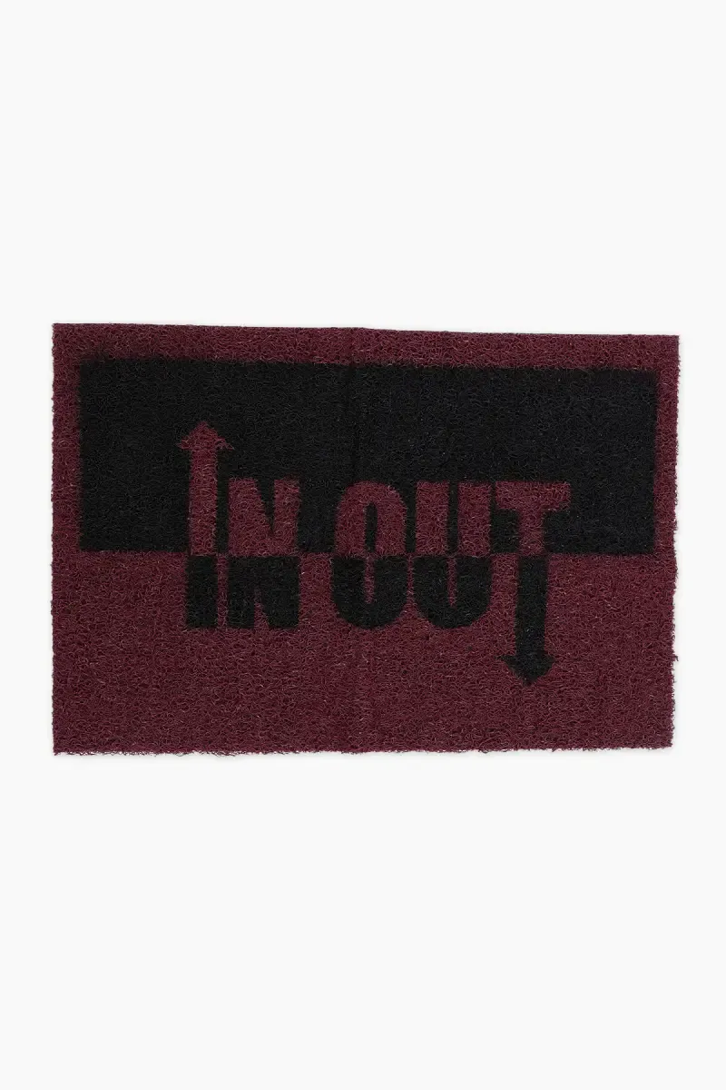 PVC Printed Anti Slip Doormat - 1pc 024896BUR1