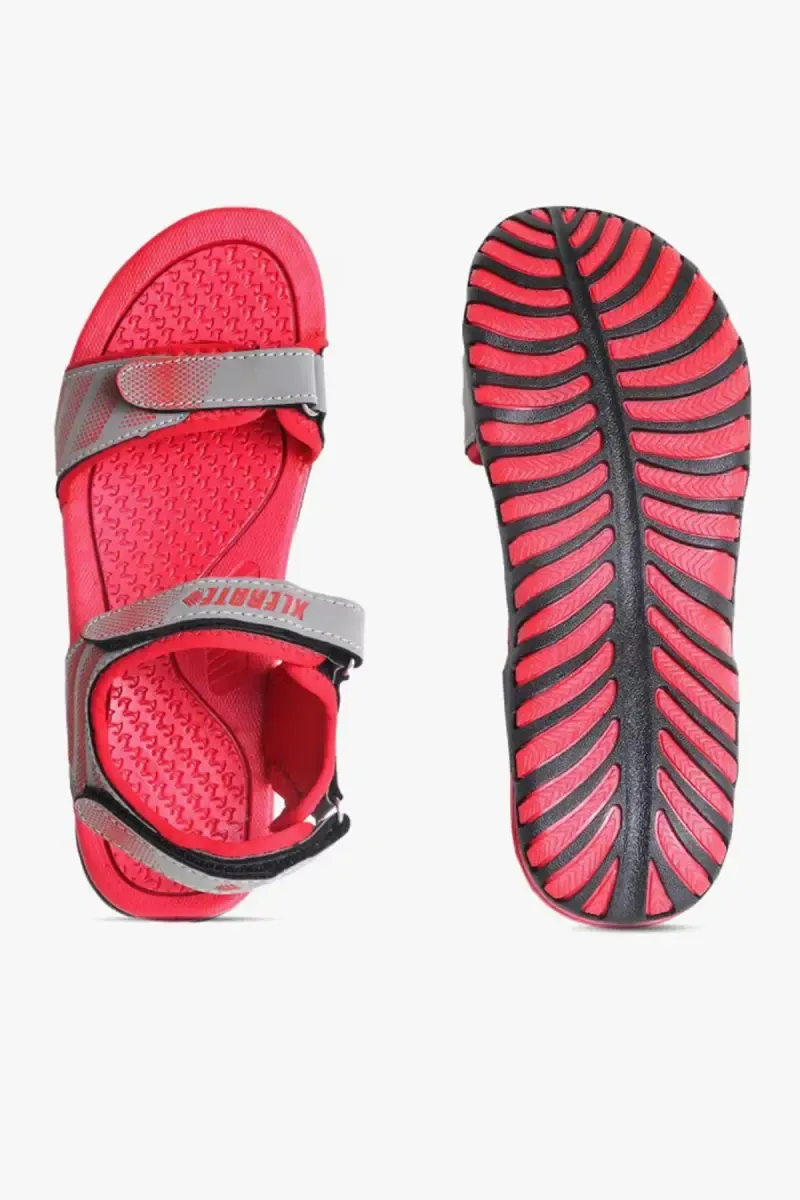 Women's Double Strap Velcro Sandals 0249068RED