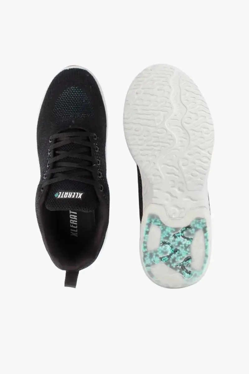 Men's Low Top Lace-Up Running Shoes 02490810BLA