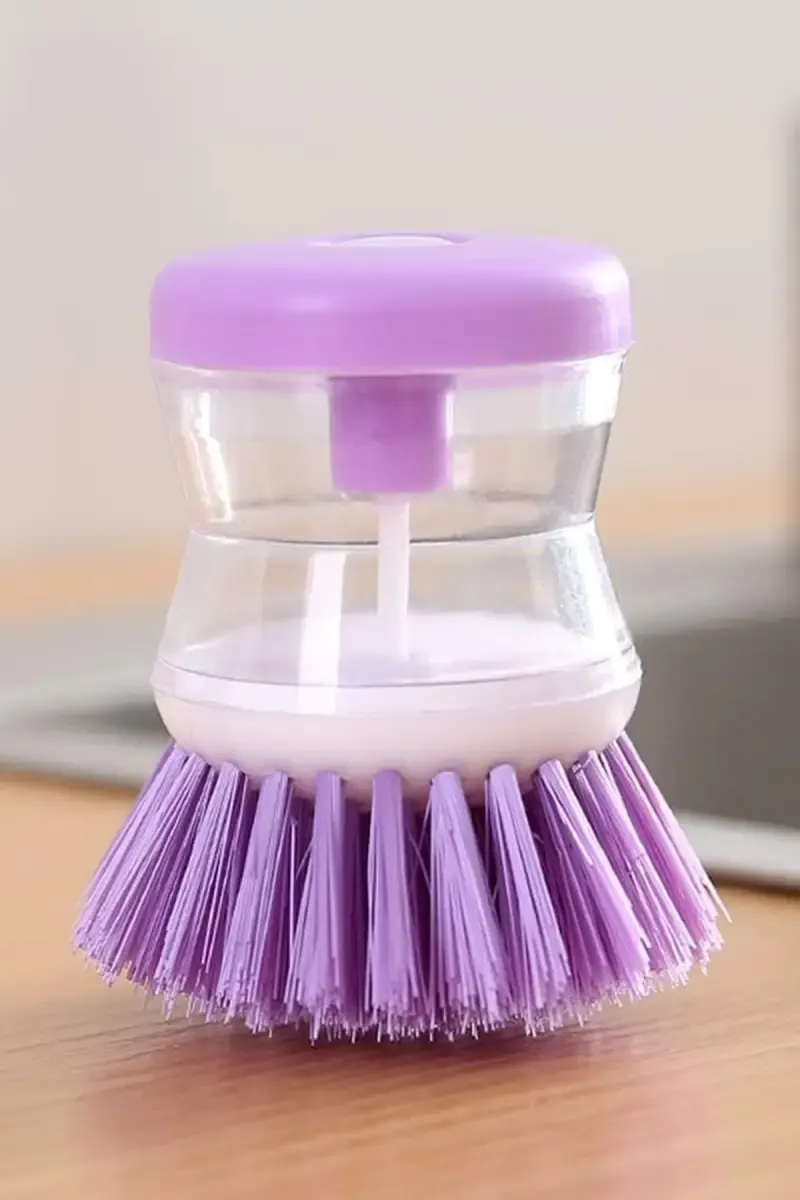 Plastic Soap Dispensing Brush - 6 L x 5 W cm