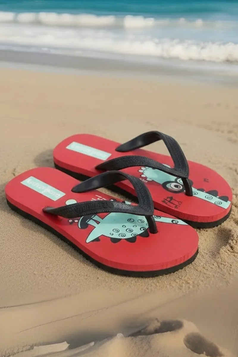 Slip-On Casual Flip Flops for Kids 0249768YRSRED