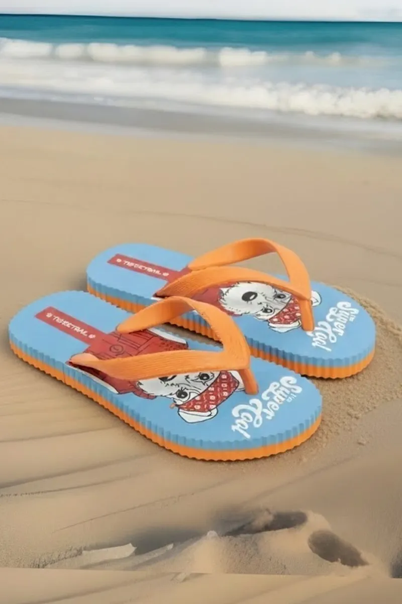 Slip-On Casual Flip Flops for Kids 0249778YRSSKYBLU