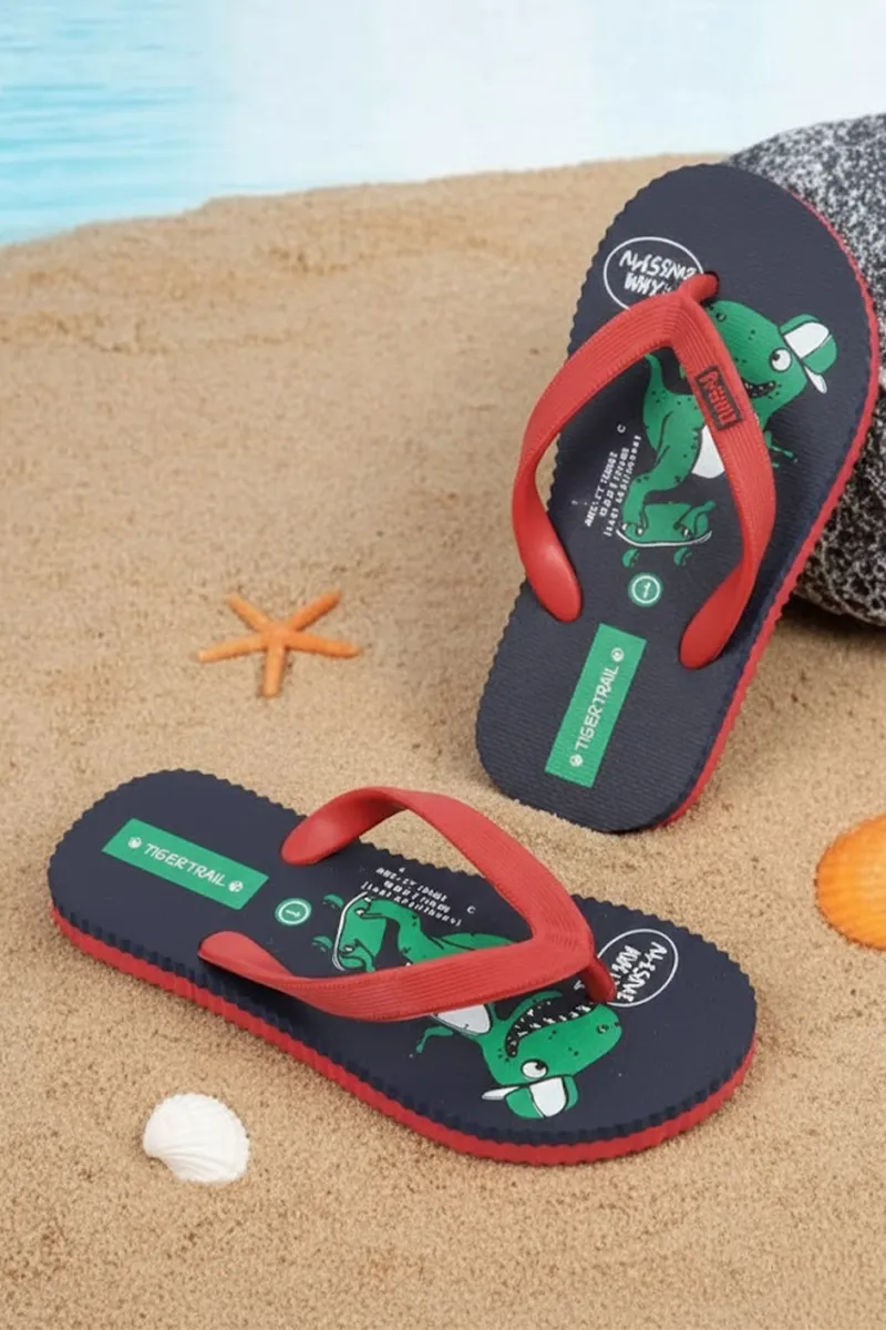 Kid's Cute dinosaur Printed Flip Flops