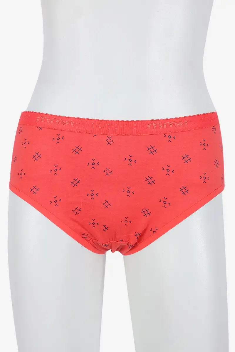 Cotton Printed Hipster Panty for Women