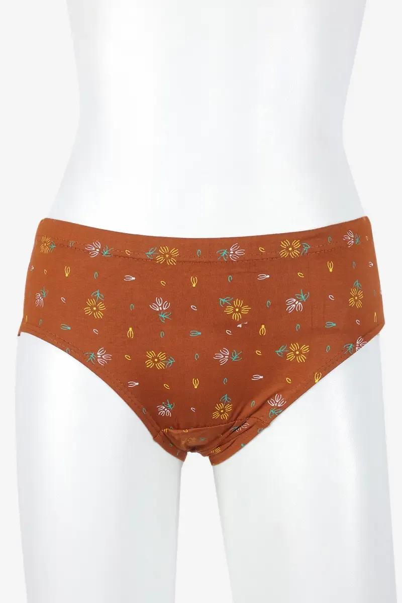 Cotton Printed Hipster Panty for Women