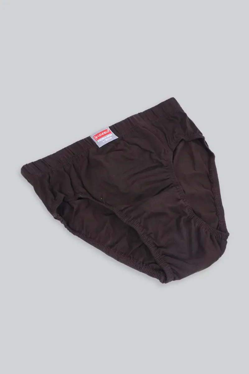 Solid Cotton Mid Rise Briefs for Men 02524980DARBRO