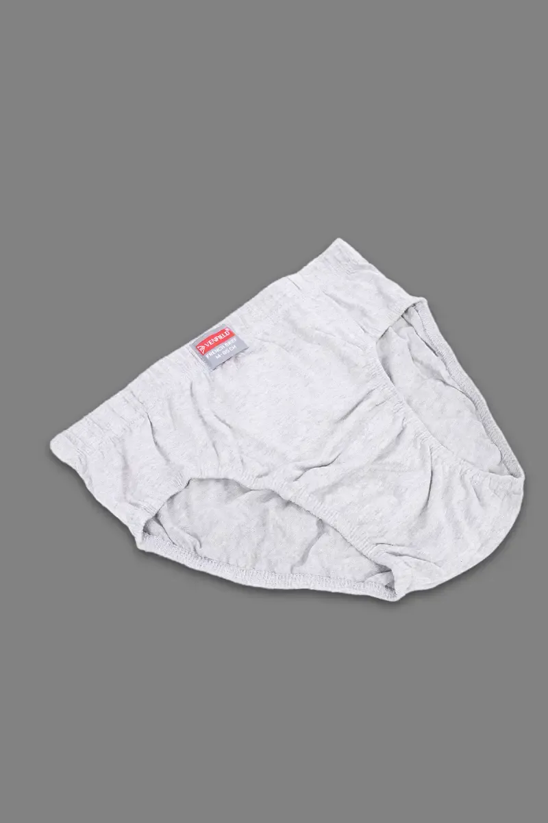 Solid Cotton Mid Rise Briefs for Men 02524980GREMEL