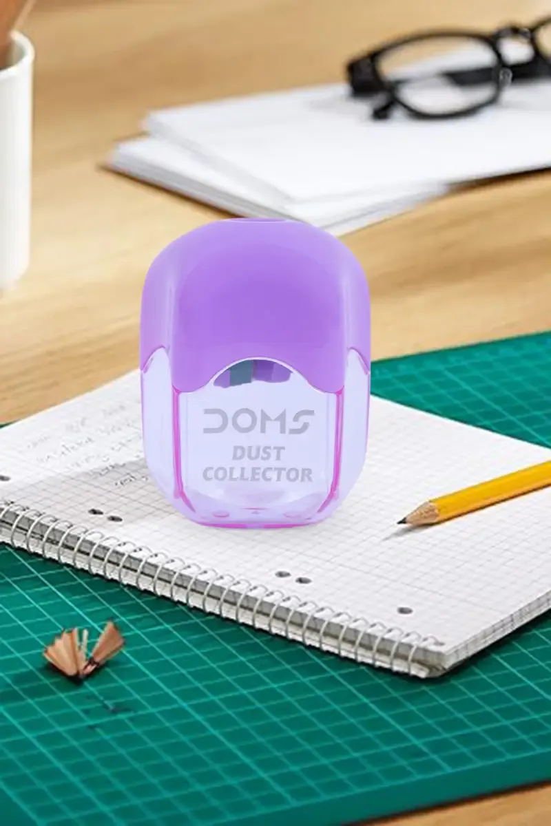 Doms Dust Collector Pencil Sharpener (Lavender) - Pack of 1