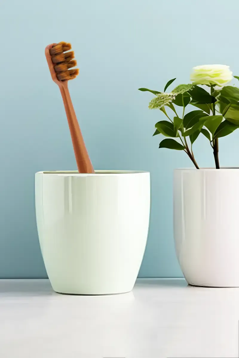 DR.ZARVA Soft Tooth Brush (Gold) - Pack of 1