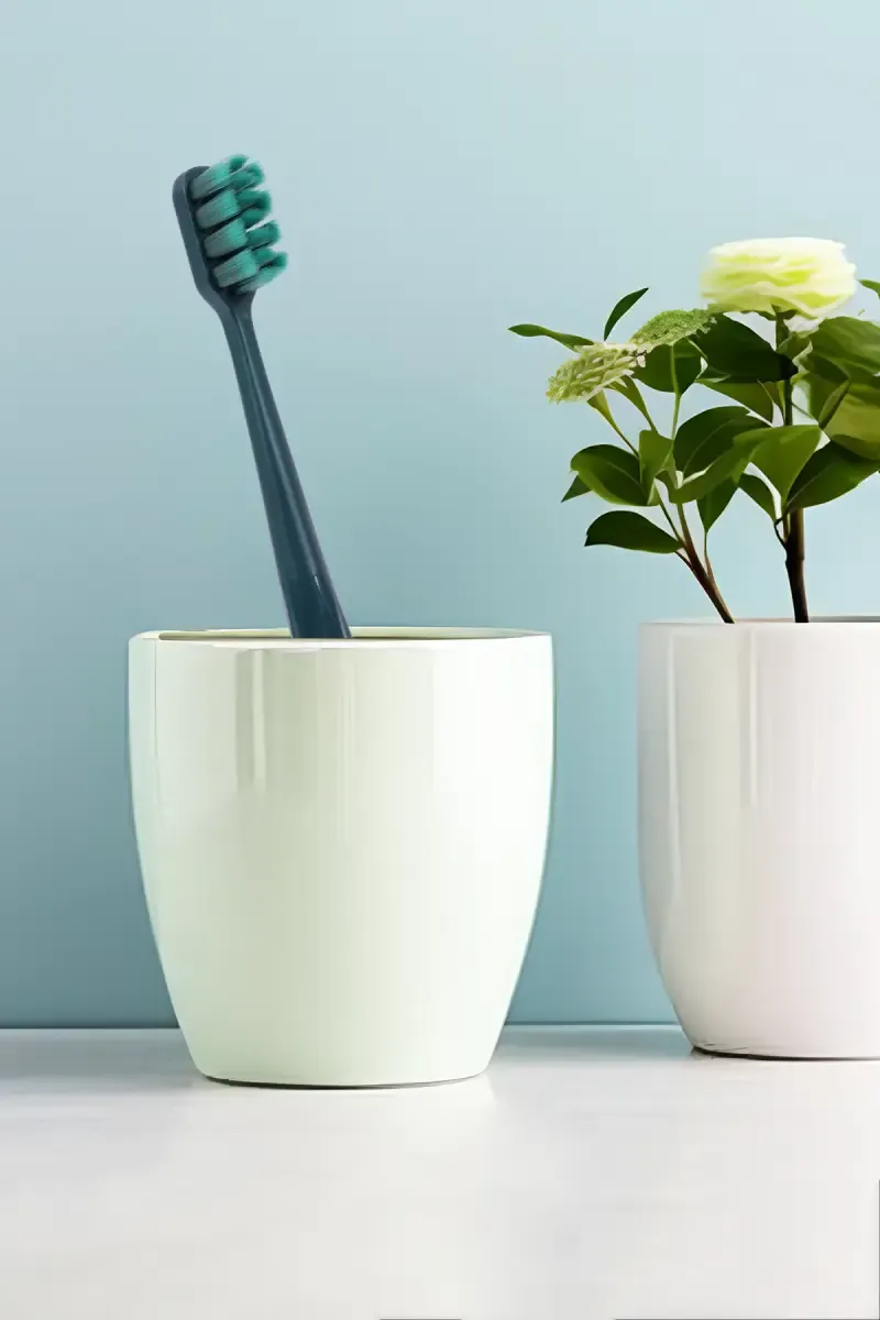 DR.ZARVA Soft Tooth Brush (Green) - Pack of 1