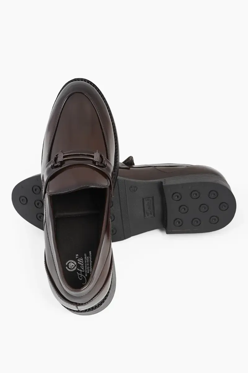 Synthetic Leather Slip-On Loafers for Men