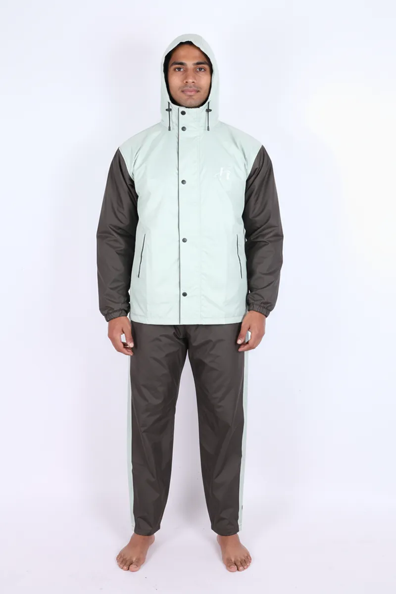 Nylon Rain Coat Set for Men (2-Pcs Set)