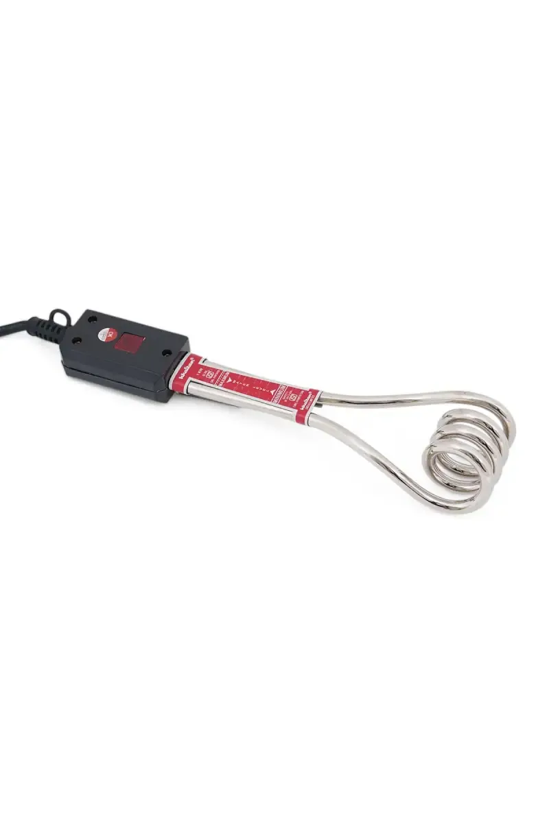 Khaitan Immersion 1000 W Immersion Water Heater/Rod with ISI Mark (Black & Silver)