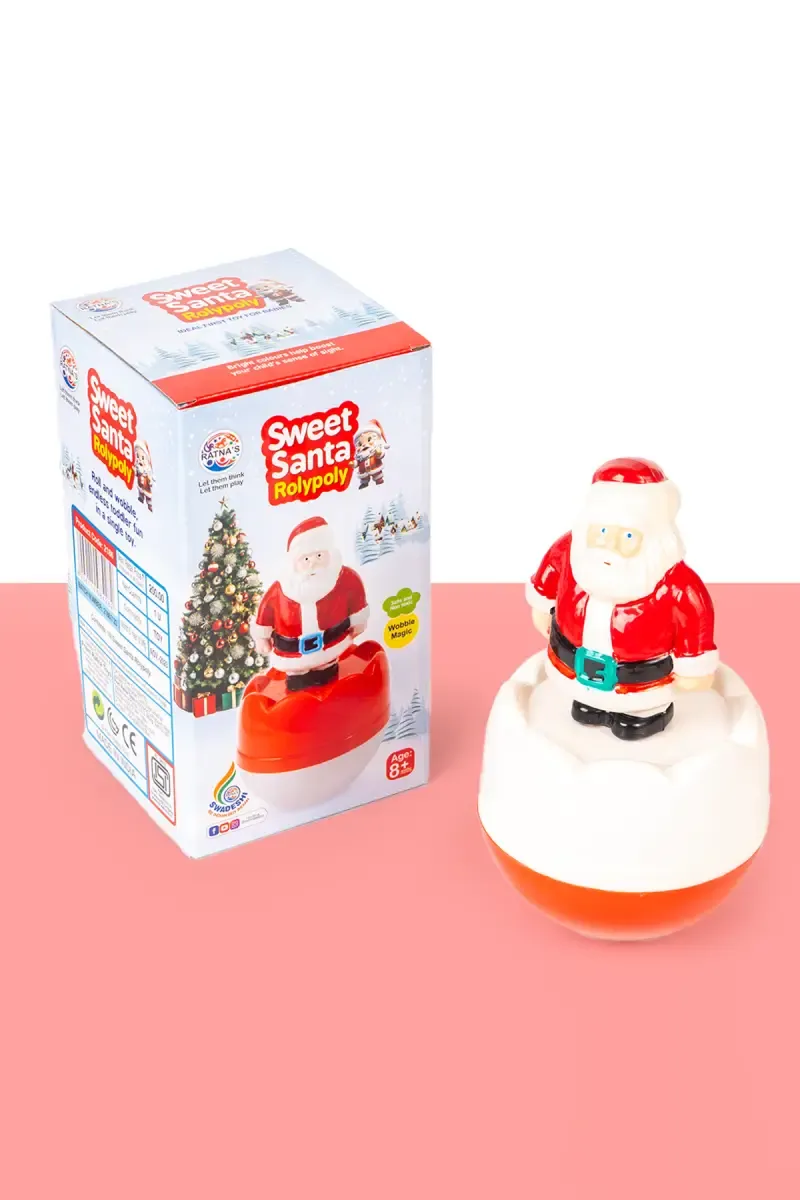 Sweet Santa Roly Poly Toy For Babies 