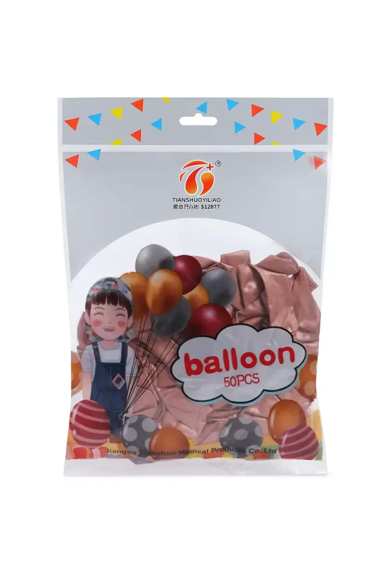 Metallic Chrome Balloons for Decoration- Pack of 50 (Copper)