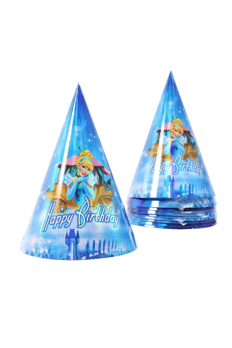Birthday Cap for Kids- Frozen Theme (Pack of 10)