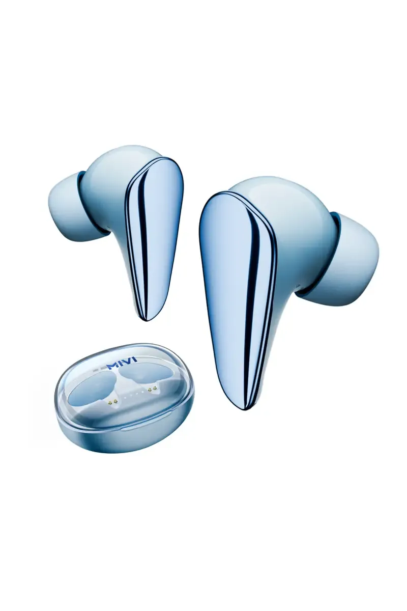 Mivi DuoPods i7 In Ear TWS Earbuds with 55 Hrs Playtime, 3D Soundstage, High Fidelity Drivers (Sapphire Blue)