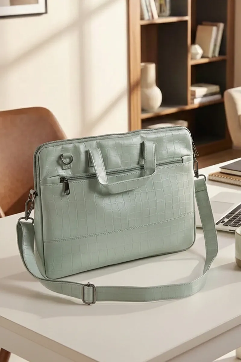 Men’s Premium Leatherette Laptop Bag
