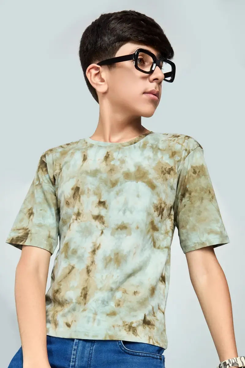 Tie & Dye Casual T-shirt for Boys 02789034YRSOLI
