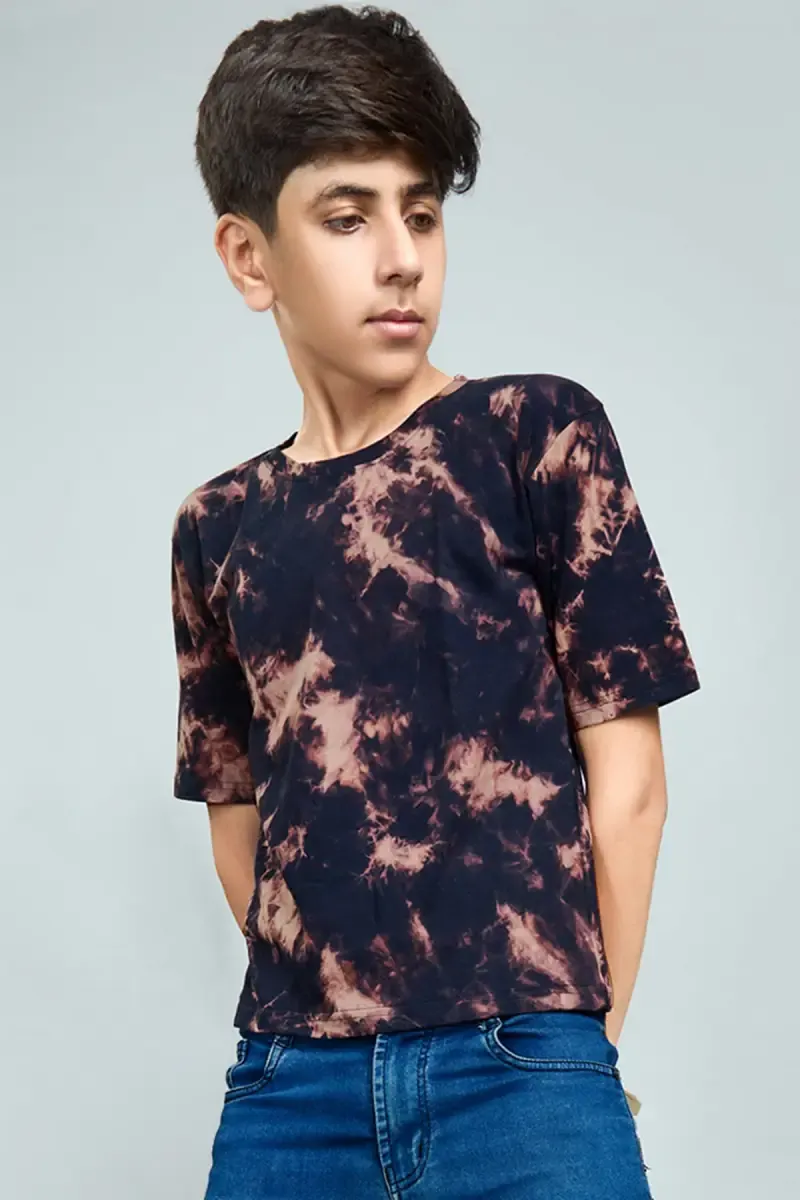Tie & Dye Casual T-shirt for Boys