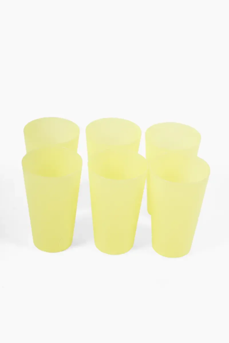 Master Cook Plastic Glasses - 6 Pcs