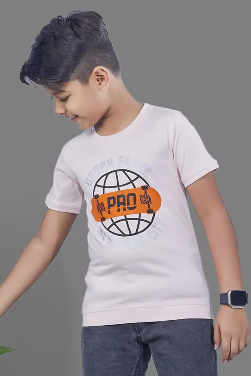 Printed Cotton Casual T-shirt for Boys 02798567YRSLIGORA