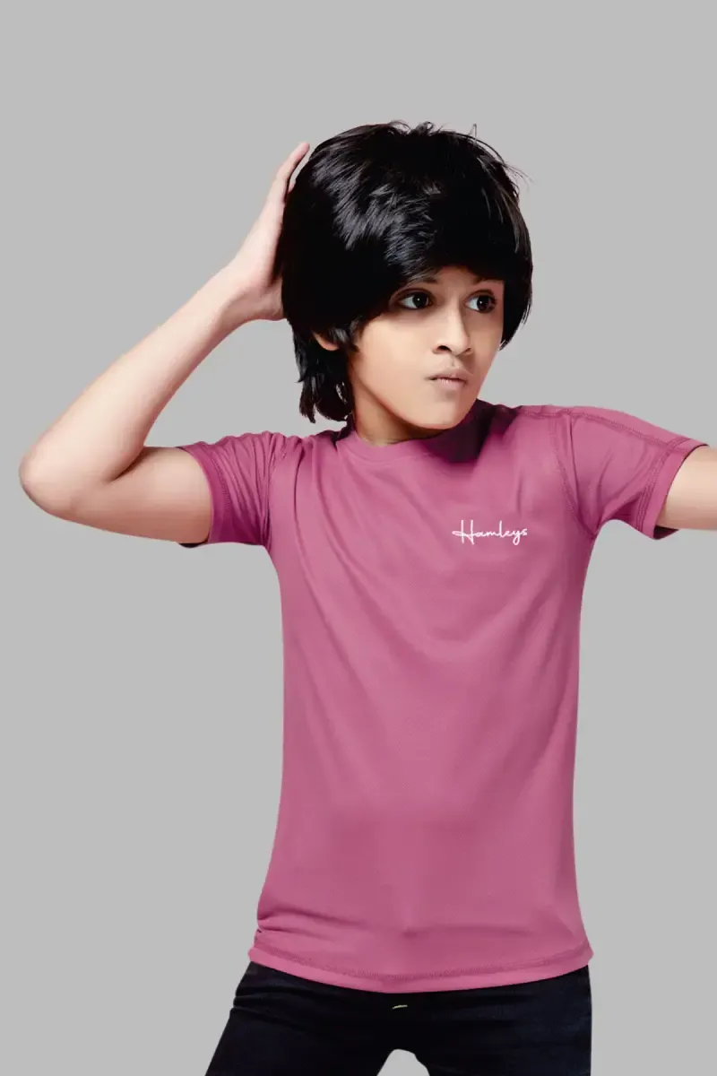 Solid Cotton Round Neck T-shirt for Boys 02801556YRSCHAPIN