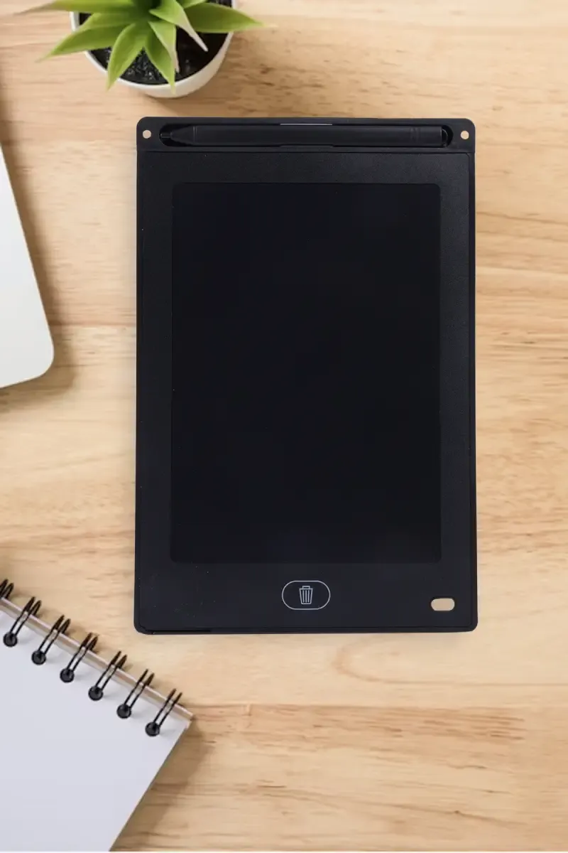 LCD Panel Colorful Writing Tablet - (Black)