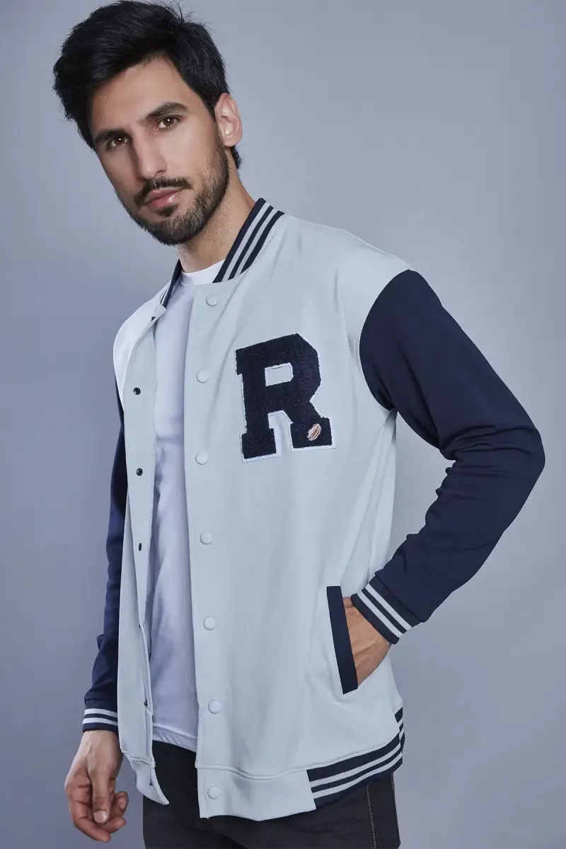 Men's Self Designed Drop Shoulder Jackets