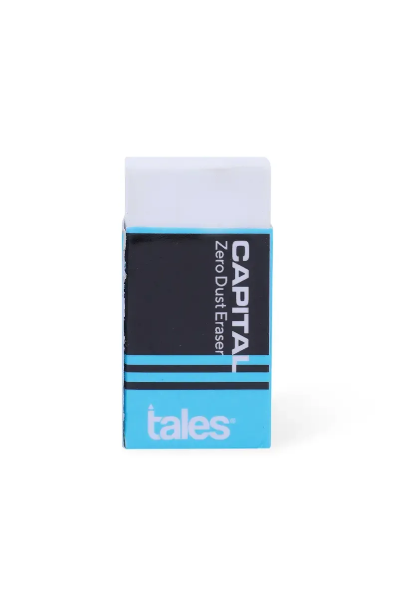 Capital Zero Dust Erasers White - (Pack of 20)