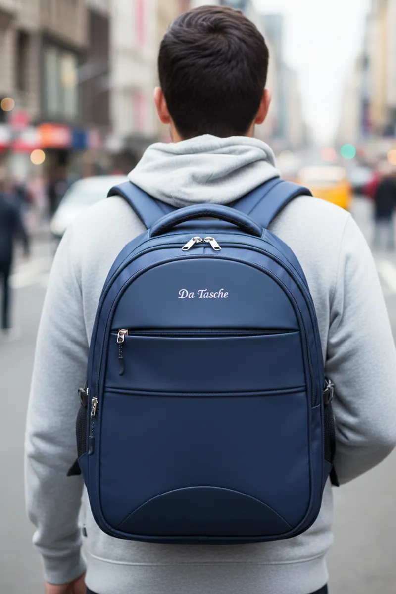 Large 35 L Emboss Backpack with Rain Cover