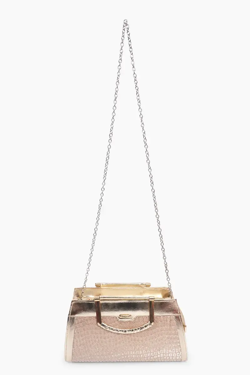 Premium Party Wear Handheld Bag with Detachable Strap